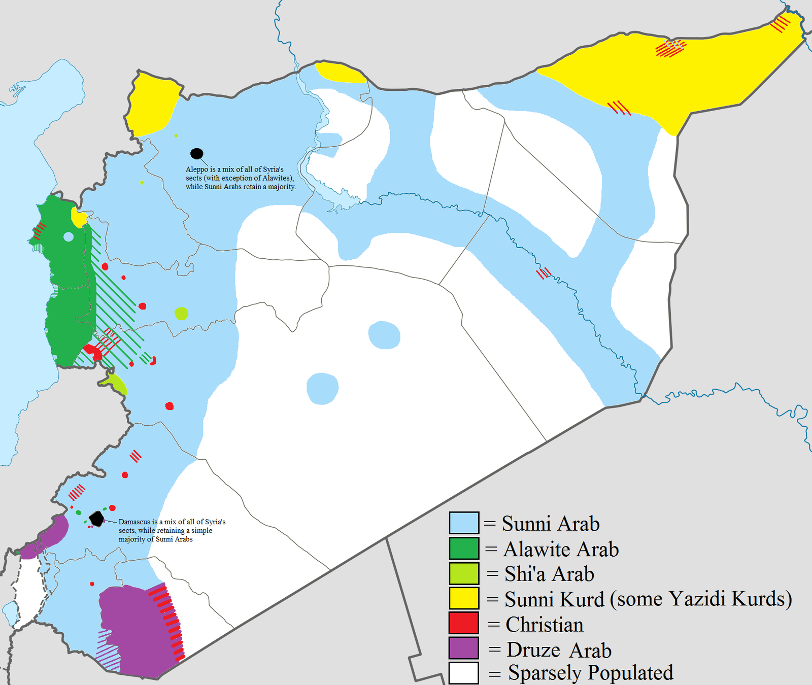 Ethnographic Map of Syria